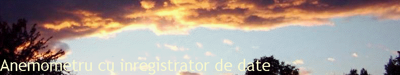 Anemometru cu inregistrator de date