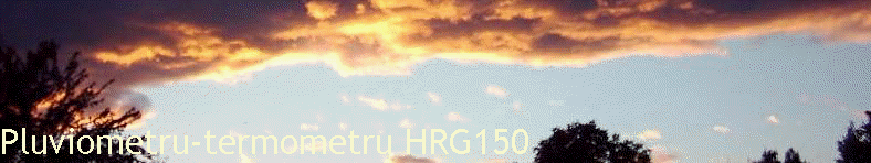 Pluviometru-termometru HRG150