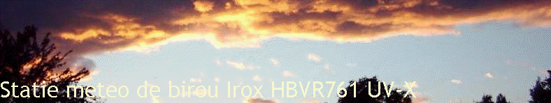 Statie meteo de birou Irox HBVR761 UV-X
